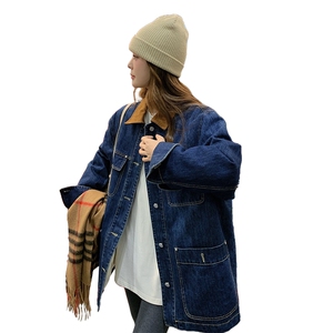 牛仔拼接时尚90羽绒服2C291-NY1311-P265-K385图片