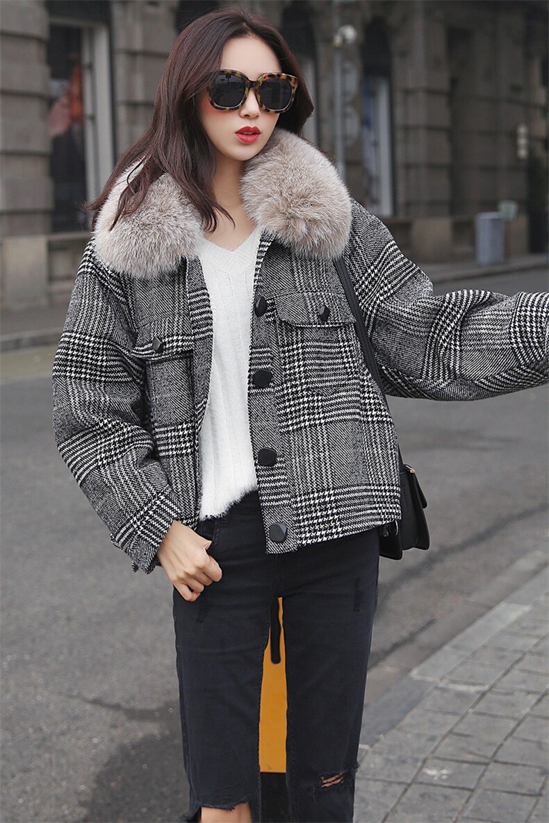 2021毛呢短外套仿兔毛内胆8619-8822现货,女装毛呢外套,浙宝229