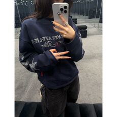RT16P58美式复古套头星星卫衣，男装卫衣，电商B323A