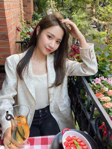 小香风西装外套图片