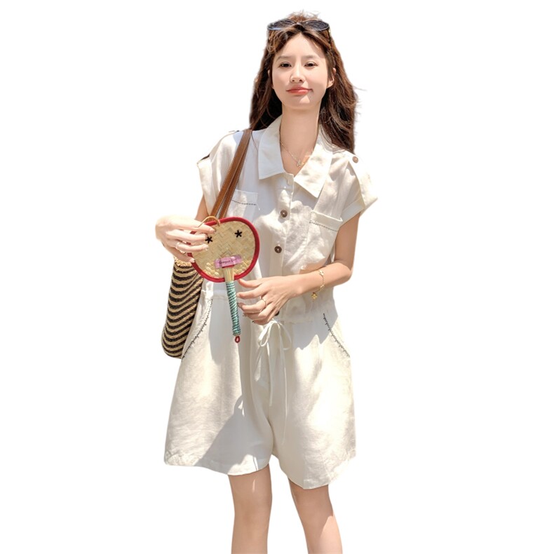 甜酷减龄气质工装连体裤女2025夏季新款韩系小个子气质减龄连衣裤,女装休闲裤,2C166