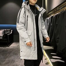 棉衣男2021新款韩版潮流棉袄冬季中长款棉服外套DS305，男装棉衣，电商A102