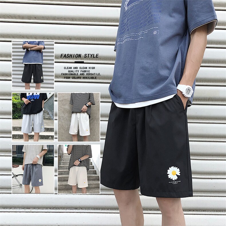 夏季新款休闲短裤男士韩版青少年中裤五分裤DK517特批16，男装休闲裤，星座718-1