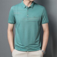 休闲商务POLO衫男士T恤2022半袖T恤凉感上衣ZL1233-P53，男装Polo衫，星座1105-3