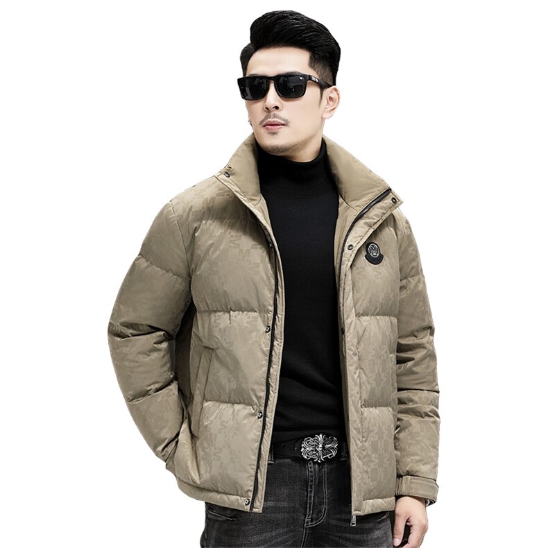B8003钱塘2020-3新款时尚休闲冬季厚款简约中年男士羽绒服P248,男装羽绒服,钱塘207-3
