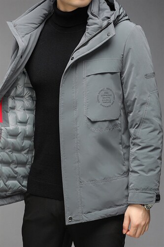 连帽羽绒服男2023冬季保暖休闲外套中年爸爸男羽绒服HPN2156-P320，男装羽绒服，电商B212（原钱塘6029）