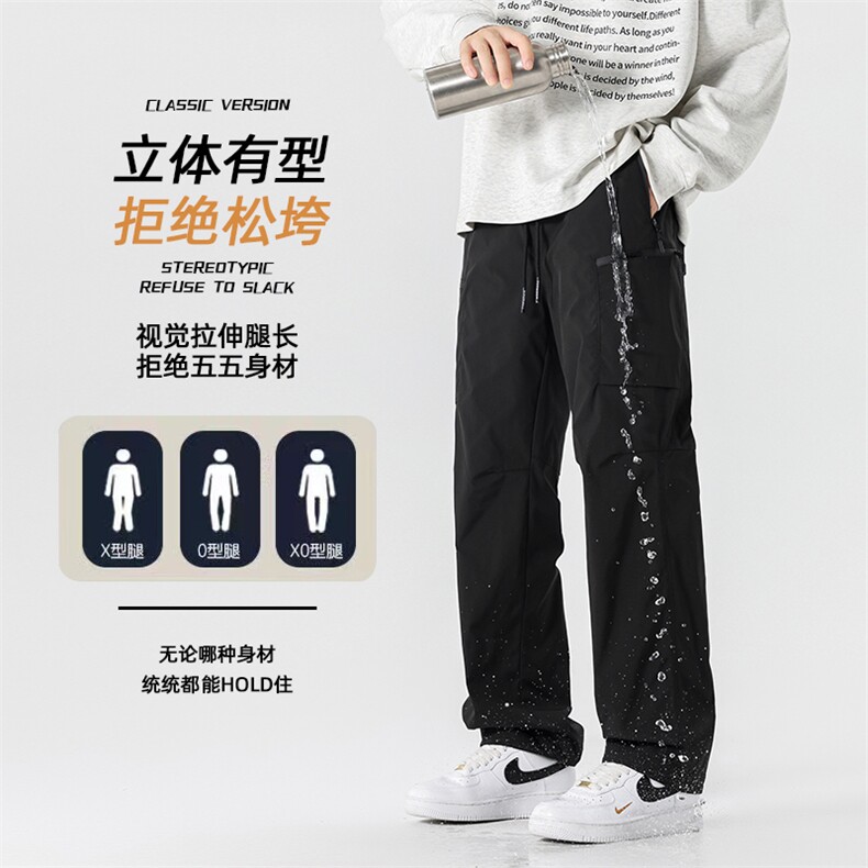 工装裤冲锋裤男户外机能风登山运动裤休闲裤AK0259-P48，男装休闲裤，星座308B-2