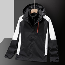 秋冬季冲锋衣连帽外套男女款防风三合一户外服SZ9805-P130，男装夹克，星座1105-3