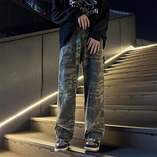 美式牛仔裤男春秋新款休闲直筒裤NK527P43，男装牛仔裤，星座1116-2
