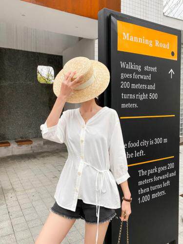 显腰身百搭上衣，女装，百变诱惑