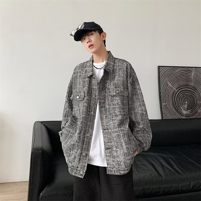 秋季青春流行男夹克文艺潮外套J2326P68,男装夹克,星座1116-2