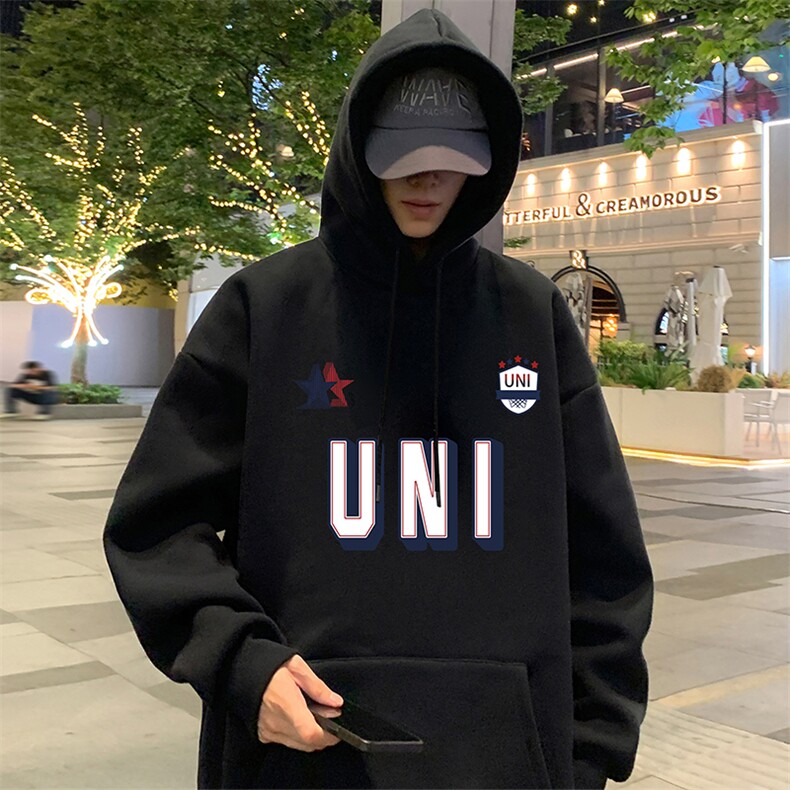 CM136连帽卫衣重磅纯棉大码外套,女装短外套,星座304A-1