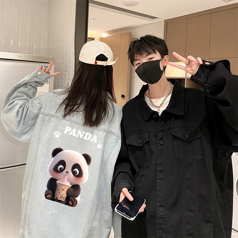 牛仔夹克男大码牛仔外套男茄克NJ77417-P60,男装夹克,电商A040
