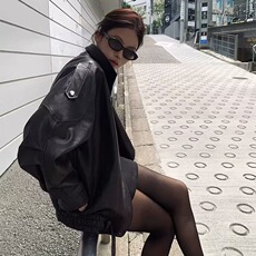 美式美拉德复古做旧工艺棕色皮衣街头腔调高级感皮衣外套女，男装皮衣，星座1210-1