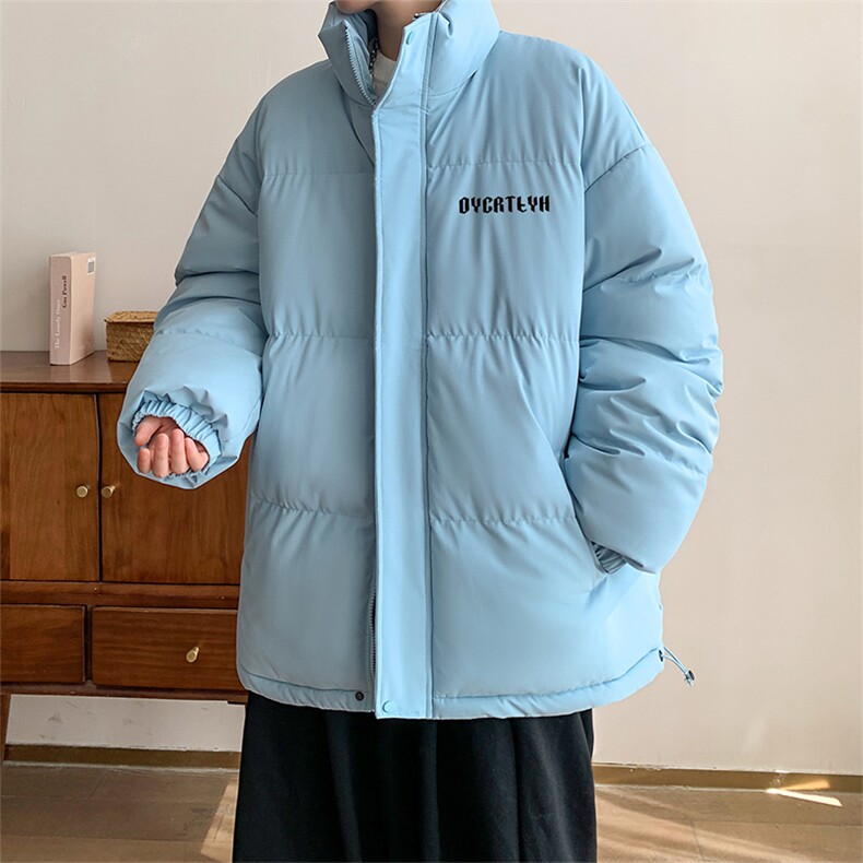棉衣男冬季新款港风宽松立领羽绒棉加厚学生棉服MF600-P58(现货图片