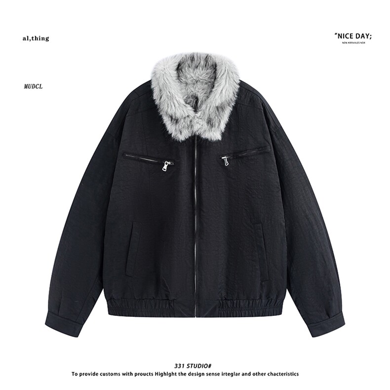 平铺~2025冬季美式加厚座山雕棉衣外套E107/P138,男装棉衣,电商B331