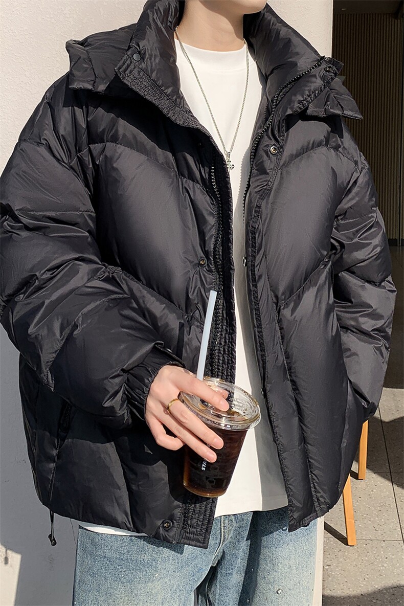 加厚泡芙款90白鸭绒男女情侣同款羽绒服225-2-Y213-P255控328,男装羽绒服,星座225-2