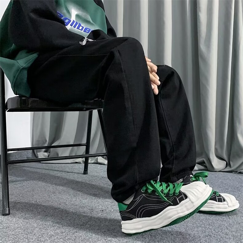 牛仔裤男秋季潮大码休闲裤子高街N1366P38,男装牛仔裤,星座1116-2