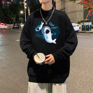 M18212-P45 加绒款-P65半高领毛衣男士大码针织衫男毛线衣男图片