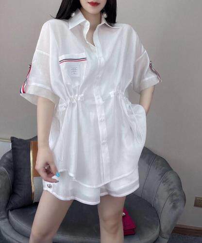 天丝短裤套装，女装职业装，洣琳萱