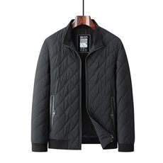 中年男士商务休闲棉服冬季新款外套男装加厚保暖棉衣QS3679-P155，男装棉衣，星座1105-3