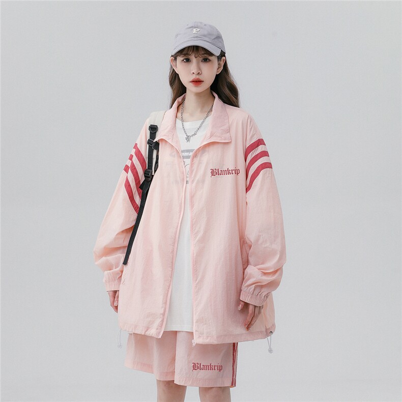 中性夏季时尚百搭防晒衣薄款潮流两件套套装TZ1301P85控118，男装防晒衣，A247A