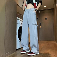 DA601-P40夏季休闲裤子男2025新款直筒长裤潮牌工装冲锋裤青少年，男装休闲裤，星座603-2