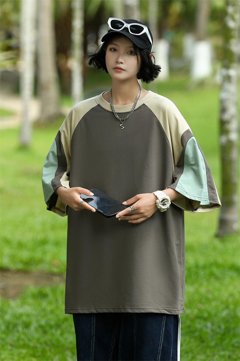 露营海电商A188-DT7901-TP35200克小毛圈50棉50纤维T恤控59,男装T恤,电商A188
