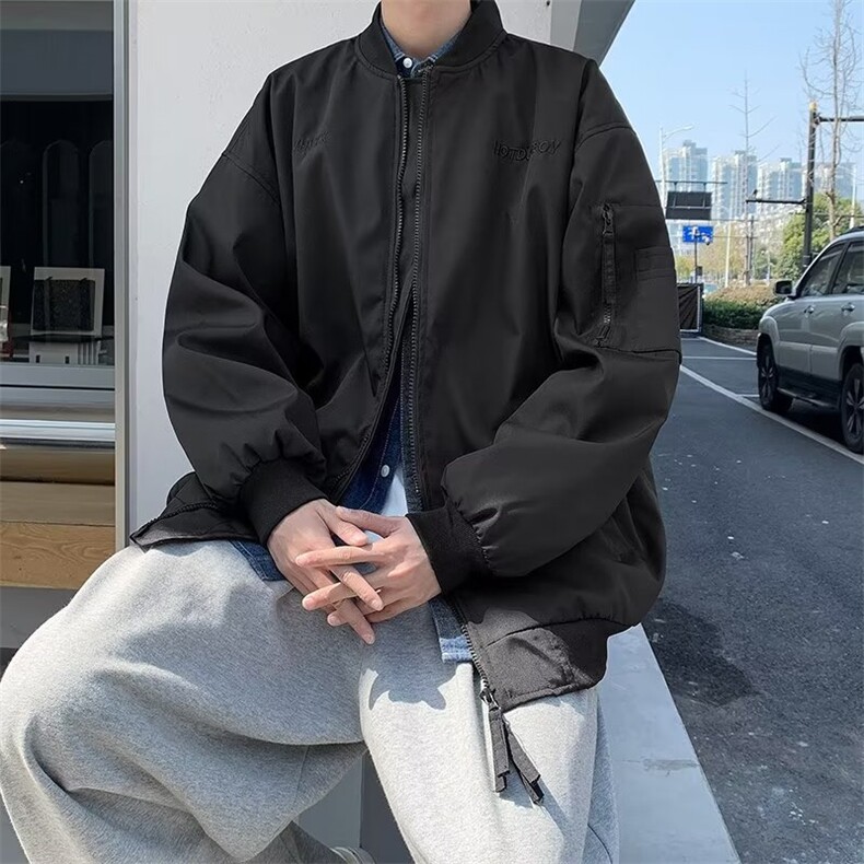 外套男春秋季2024新款痞帅韩系翻领夹克高级感男女休闲上衣,男装夹克,星座601-2