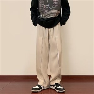 男秋季新款港风休闲裤X221P35图片