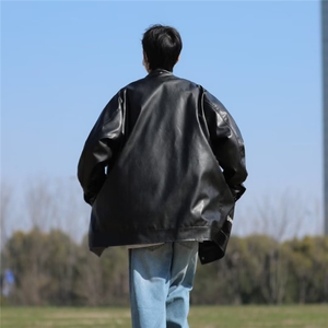 秋季青春流行男夹克文艺潮外套 W9260 P75图片