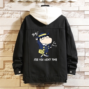 牛仔夹克男大码牛仔外套男茄克 NJ77240-P60 加绒款-P75图片