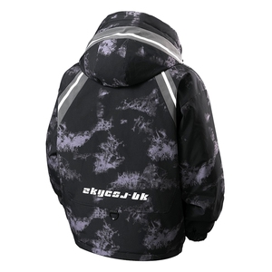 3D冬学院风连帽潮流宽松夹克加绒加厚外套 A436-6811-P85149图片