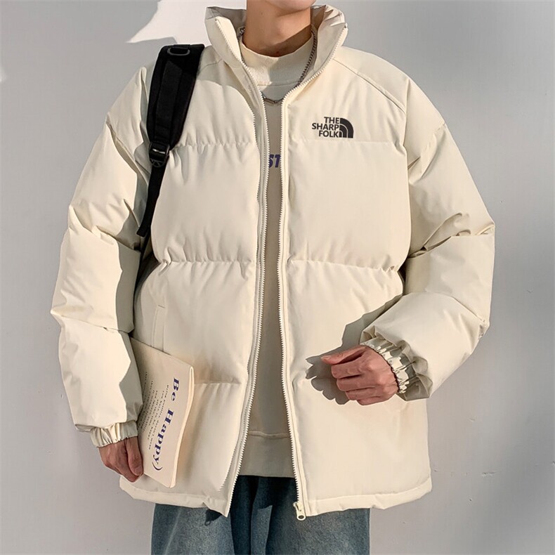 2024冬季新款光影墙大码印花立领棉衣M-5XHM24549-30-特P50,男装棉衣,电商A022