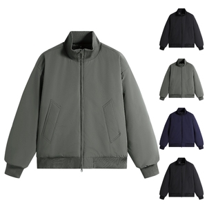 冬季美式高街立领棒球棉服飞行夹克棉衣短款外套男MY1030-P65图片