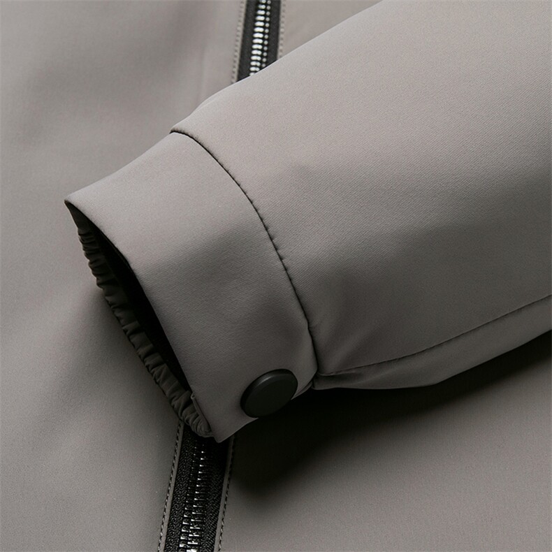 BIJ-N002男士水貂毛领派克服外套休闲连帽皮草大衣尼克服夹克,男装夹克,电商B360