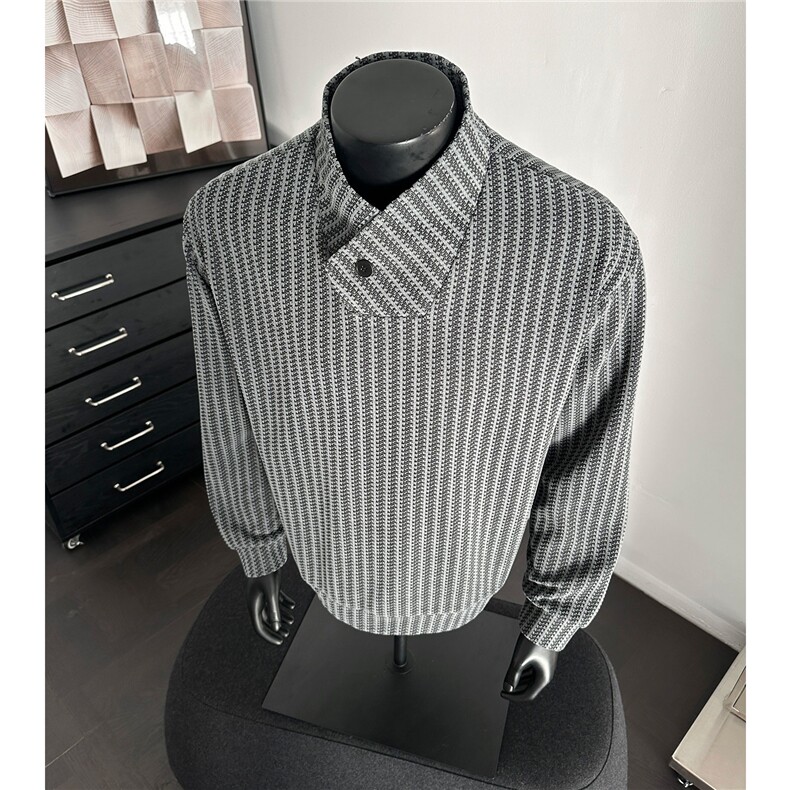 春装雪尼尔鱼骨纹提花打底衫情侣卫衣D524常规特P28，男装T恤，电商A335-1（原A458）