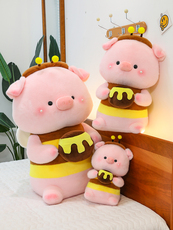 顶新玩具 蜜蜂猪公仔