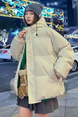 特批港风夜景情侣时尚宽松连帽棉衣MY2271P75控118，男装棉衣，电商A247