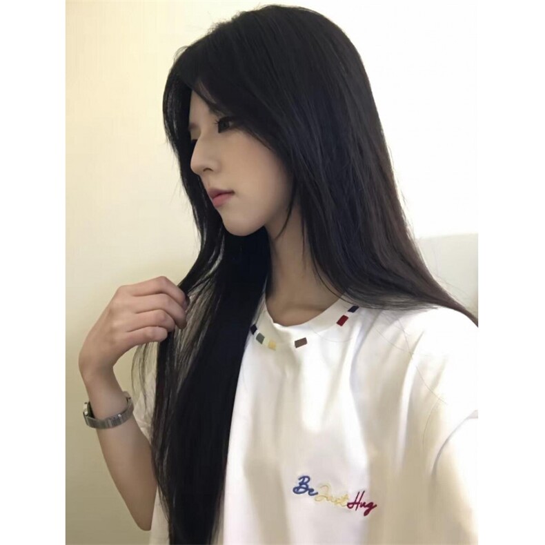BK910CC-特P28彩虹刺绣重磅短袖T恤男女,男装T恤,星座1007（原301D）