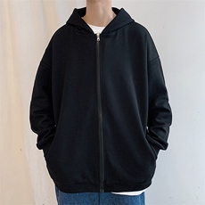 KS21234-P38加绒-P43连帽开衫卫衣男运动外套大码班服，男装卫衣，电商A040