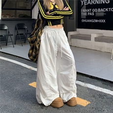 女童裤子2026新款儿童夏季阔腿裤薄款工装裤中大童宽松运动休闲裤，男装工装外套，星座506A