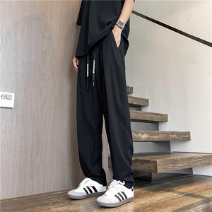 港风新款冲锋裤男款夏季防水风速干伞兵工装裤子K09543-P38图片