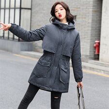 2020冬装新款显瘦时尚棉衣百搭保暖舒适棉服，女装棉衣/棉服，姿萝菲