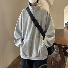 360克重磅冲锋衣内胆POLO衫大码M-5XL高领卫衣男WY77077P65控88，男装Polo衫，星座226-2