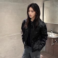 网图~美潮防泼水解构设计短款夹克外套W1555/特P68，男装夹克，电商B350
