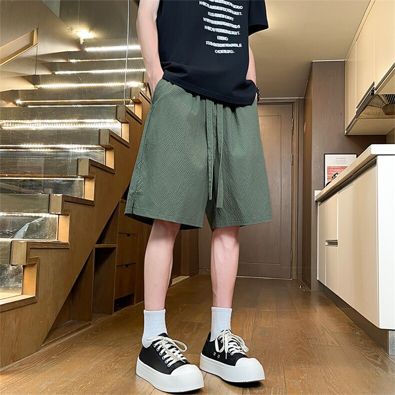 夏季泡泡纱新款男女同款短裤XZ102B-1-DK2505特P15,男装牛仔裤,星座102B-1