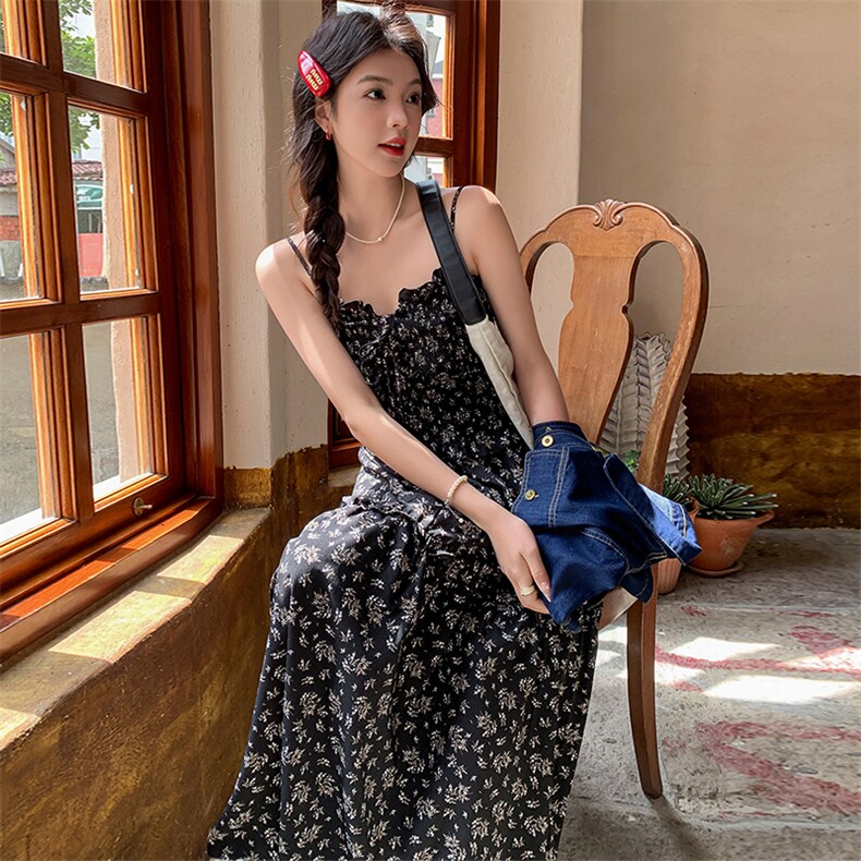 2024年夏季新款牛仔外套碎花连衣裙套装-款号9918-P165-K235,女装套装/套裙,浙宝305