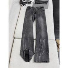 B221美式ins高街直筒扎染莱赛尔冰丝牛仔裤LK25483-特P45控78，男装牛仔裤，电商B221