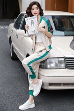 2022年夏季华尔缎亮钻爱心装饰时尚洋气，女装套装/套裙，韩蜜菓